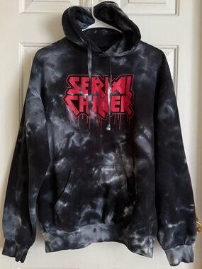 Bailey Sarian Serial Chiller Tie Dye Hoodie - Size Medium